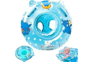 MDJEWV Schwimmring Baby, Aufblasbare Schwimmhilfe mit Schwimmsitz, Baby Schwimmring ab 3 Monate Bis 36 Monate Schwimmreifen Baby Pool Spielzeug Optimal für Badewannensitz Baby Schwimmbad