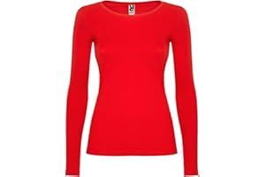 ROLY Camiseta Manga Larga Mujer Extreme 1218, Camiseta Mujer 100% algodón, Camisetas Manga Larga Mujer, Camiseta termica Mujer, Camiseta Mujer Manga Larga, Camiseta Blanca Mujer, Camiseta Interior