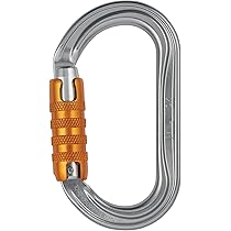 Mousqueton unidirectionnel à verrouillage vissé ATTACHE BAR PETZL