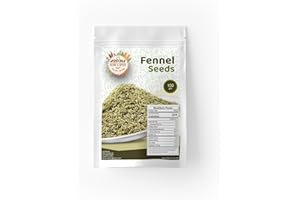 AROMA HERBS & SPICES SUPREME QUALITY Fennel Seeds | 100% Natural | Ideal for Cooking, Smoothies, and Lattes | Vegan & Gluten-Free | Premium Quality | 100g