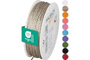 Halbach Seidenbänder Premium Kordel (perlmut) | Breite 2mm Länge 50m | Made in Germany & Öko-Tex Zertifiziert | glänzende Satinkordel aus Acetat