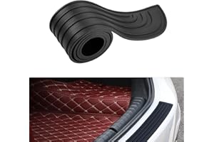 WMZJNLJY 1pc 36" x 2.75" Car Rear Bumper Protector Universal Flexible Rubber Bumper Protector Guard for Most Cars, Car Exterior Accessories(Z35-1)