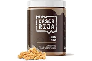 CASCA RIJA: Burro di Anacardi 1 kg | 99,8% Anacardi Tostati + 0,01% Cannella Macinata + 0,01% Zenzero in Polvere | 100% Naturale e Cremoso Senza Pezzi di Anacardi, Vegano