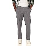 Amazon Essentials Pantalón corto cargo, elástico y de corte clásico (disponible en tallas grandes y largos especiales) Hombre