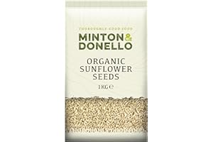 Minton & Donello - Organic Sunflower Seeds, Bulk Pack, Rich in Vitamins, 1kg