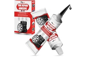 Miioto Riparazione Pneumatici, Ripara Gomme Auto, Mastice per Riparazione Pneumatici, Ripara Buchi e Crepe, Riparazione Gomme Auto/Bici/Moto-100ml
