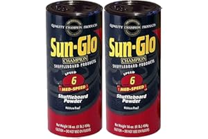 Sun-Glo #6 Speed Shuffleboard Powder Wax Twin Pack