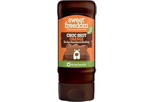 Sweet Freedom CHOC SHOT Orange - 320 g | Natural Great Taste With Sweetness Derived from Fruit | Ideal for Coffee, Baking & Dessert | No Preservatives or Allergens | Vegan | Only 13 Cal Per Teaspoon