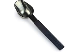 BARISTA & CO Barista & ‿Co Scoop Cuillère à café en acier inoxydable 6 ml et 15 ml Noir