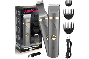 AREYZIN Afeitadora Electrica Hombre,Afeitadora Corporal Masculina,Depiladora Corporal Hombre,Maquina De afeitar Hombre,IPX7 Impermeable, Tondeuse à balles électrique, Intercambiable Snap in de Cerámica