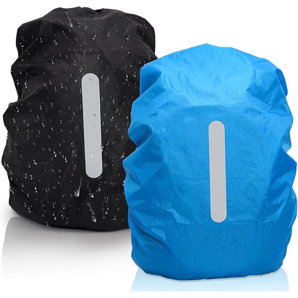 Zaino 50 Litri Viaggio BDSHUNBF Parapioggia Per Zaino 2 Pezzi - Copertura Impermeabile 40L-50L Protezione Zaino Outdoor - 11
