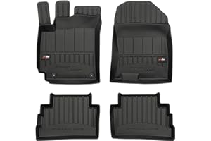 ‎MOTOS M MOTOS Gummimatten Auto Fussmatte passend für Hyundai Kona I 2017-2023 Verbessern Sie Ihren Reisekomfort mit Antirutschmatte Auto 3D- Allwetter fußmatten Auto, Schutz vor Verschmutzung