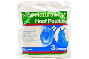 NAF NaturalintX Hoof Poultice – Single Use Dressing for Horses – Supports Abscess Recovery, Inflammation & Hoof Injury Care – Can Be Used Wet or Dry