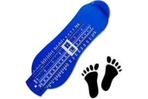 NICECONE Kids Shoe Measuring Device for Children, UK Size Shoe Feet Ruler Sizer Infants Toddlers Gauge Foot Ruler Foot Length Sizer, UK Size 5.5-23cm, 0-12 Years Old