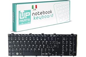 UP PARTS® - Empresa Italiana - Teclado italiano para Notebook Fujitsu LifeBook A530, LifeBook AH530, LifeBook AH531, LifeBook NH751, Lifebook AH512, Lifebook S26391-F167-B225 (con marco de color