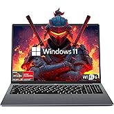 KAIGERR 2026 Gaming Laptop, 15.6" Laptop with AMD Ryzen 7 7730U(8C/16T, Up to 4.5GHz), 16GB RAM 512GB NVMe SSD Windows 11 Hig