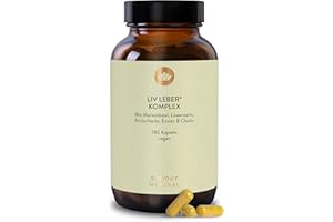 ‎SUNDAY NATURAL SUNDAY NATURAL® Mariendistel Artischocke Löwenzahn Komplex - 180 vegane Kapseln hochdosiert (6-Monats-Vorrat) - Leber Komplex – 80 % Silymarin, Cynarin & Cholin – Laborgeprüft, ohne unnötige Zusätze