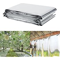 Pellicola Riflettente Per Piante 210x120 Cm - 2 Pezzi, PETP, Per Serre E Giardino - Foto 2