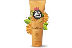 COMPANY OF ANIMALS Pet Head Dog Conditioner, Ditch The Dirt Conditioner Odour Neutralising for Smelly Dogs, Deep Cleans Removes Odours orange, 90322A