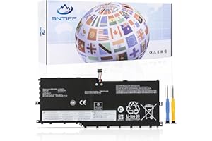 ANTIEE L17M4P71 01AV475 Laptop Akku Kompatibel mit Lenovo ThinkPad X1 Yoga 3rd Gen 2018 Series L17C4P71 SB10K97624 SB10K97623 01AV474 L17M4P73 SB10K97638 01AV499 02DL003 15.36V 54Wh