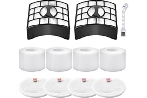 Leadaybetter NV801ukt filter for Shark Rotator Powered Lift Away Speed Vacuum NZ801ukt NV680, NV681, NV682, NV683, NV801uk,NV800, NV801, NV803, UV810 AX910, Compare to Part # XFF680 &XHF680…