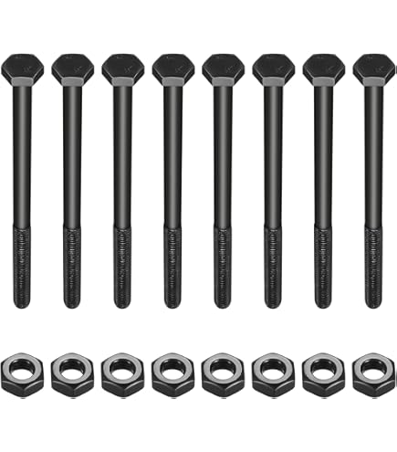 Viti A Testa Esagonale M8 X 180, 10 Pezzi, In Acciaio Inox A2/V2A, Acciaio Inox, Con Codolo DIN 931/ISO 4014, Viti Per Macchina