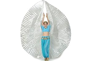 Calcifer® Alas egipcias para danza del vientre, alas de Isis, regalo para grandes fiestas de Navidad