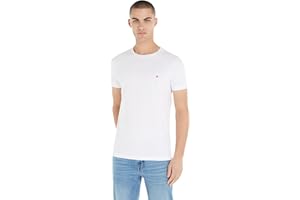 Tommy Hilfiger Herren T-Shirt Kurzarm Core Stretch Slim Fit