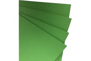 NATNIP CARD AND PAPER A4 Green Card Paper Printer - 160gsm 40 Sheets - Coloured Craft Card - Suitable for Craft, Printing, Copying, Photocopiers