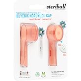STERIBALL ŞARJLI PİLLİ DİŞ FIR&Ccedil;ALARI İ&Ccedil;İN HİJYENİK DİŞ FIR&Ccedil;ASI KORUMA KABI-2'Lİ TURUNCU X 2