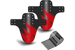 NICEDACK Parafango MTB, Compatibile Anteriore o Posteriore Enduro Parafanghi Bici MTB Misura BMX 20 26" 27,5" 28" 29 Pollici Mountain Bike Mudguard e Fat Bike Mud Guard