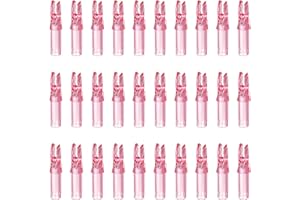 sourcing map Archery Arrow Nocks Plastic Carbon Arrow Inserts .244"/6.2mm for DIY Hunting Shooting