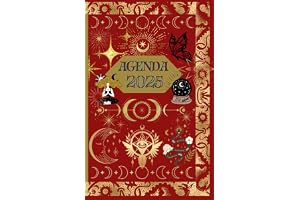 Agenda 2025 : calendrier, planificateur mensuel avec phrase de motivation, planning de 52 semaines (1 semaine par page): suivi mensuel de votre ... listes de lecture, films, musique, notes