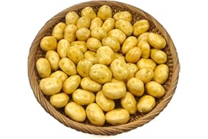 Lorigun 30 Pezzi Mini Patate Artificiali, Simulazione realistica di Patate finte Mini Verdura per la Decorazione della Cucina di casa