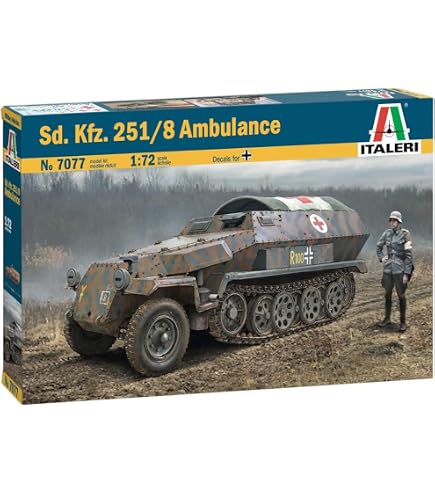 Roden Modellbausatz 1:72 Sd.Kfz.234/3 Schw.Pz.kanonenwg. – Detaillierter Militärmodellbau