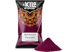 A Kilo of Spices | Beetroot Dried Ground Powder 1 Kg | 100% Pure & Natural | Rich in Nutrients | Ideal for Instant Energy Shakes | Non-GMO, Vegan, Gluten-Free | No Additives or Preservatives