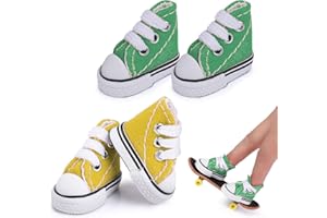 ASTER 2 Paar Finger Skateboard Schuhe, Mini-Schuhe für die Finger, Mini-Fingerschuhe Finger Spielzeug Board Schuhe für Kinder, kleine Finger Dance Schuhe für Finger Breakdance