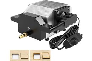 SCULPFUN Air Assist 30 l/min för lasergravyrmaskin, laserskärare, luftpump-kit, tar bort rök, justerbar hastighet, lågt brus
