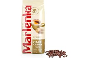 MARLENKA® Cafe crema | Espressobönor | Chokladig och nötig arom | Rostade kaffebönor
