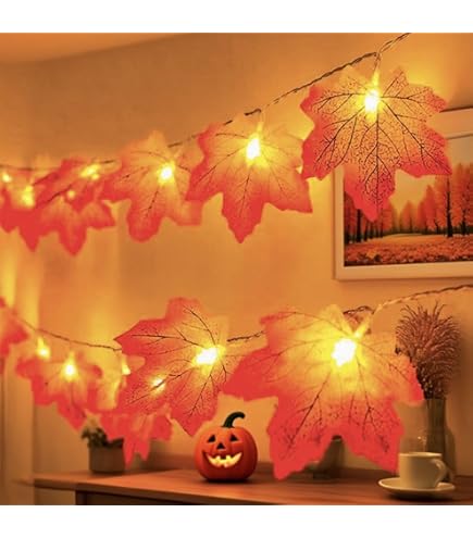 Kaleora Geister Lichterkette 3m - 20 LED Geister Für Halloween & Partys