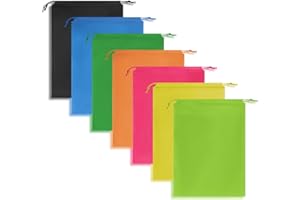 QEEQPF 7 pezzi borsa per scarpe da viaggio borsa per scarpe antipolvere di medie dimensioni in corda borsa per scarpe antipolvere in tessuto non tessuto (colore)