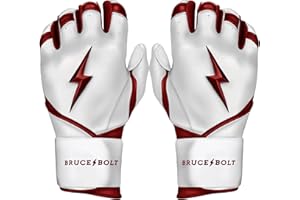 Bruce Bolt Chrome Series Long Cuff Batting Glove