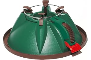 KRINNER NIKO klick Fix Christbaumständer mit Roll-Mechanik und Kindersicherung für Weihnachtsbäume bis 200cm