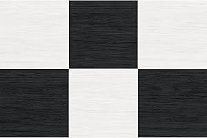 FloorPops x Chris Loves Julia 30,5 cm na 30 cm Lawrence czarne płytki podłogowe odklej i przyklej, FP5059