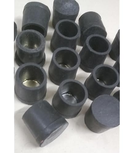 Black Silicone Rubber End Caps - Blanking Plugs For Pipes & Tubes (ID 2.8-78.5mm)