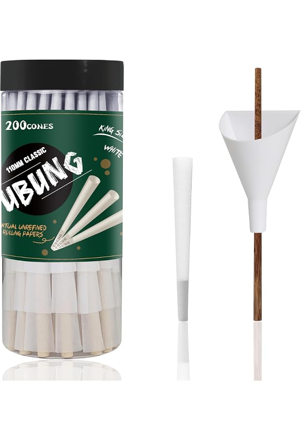 Cones Pré-Roulés Zetla 64 Rasta - Tubes à Joint Avec Filtre (109x30mm) - Papier Chanvre Naturel