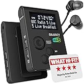 DAB/DAB /FM-radio klein - draagbare digitale radio stereo - mini pocket radio zakradio voor vissen, reizen, kamperen fietsen