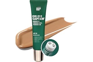 Shakeup Cosmetics Mens Concealer, Vegan Formula For Men, Naturally Covers Dark Circles, 24hr Moisturisation with SPF, in Bronze Shade, 15ml. Aka. EYE EYE CAPTAIN