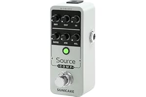 SONICAKE Analogowy kompresji 100% Analogowy efekt gitarowy z buforowanym Bypass Source Comp