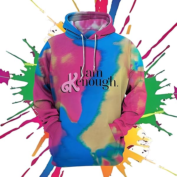 Barbie Der Film - Ich Bin Kenough Hoodie Mit Batik-Logo